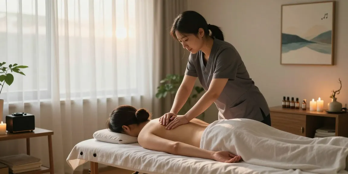 Soothe your senses with 영등포출장안마 in a serene home massage setting.