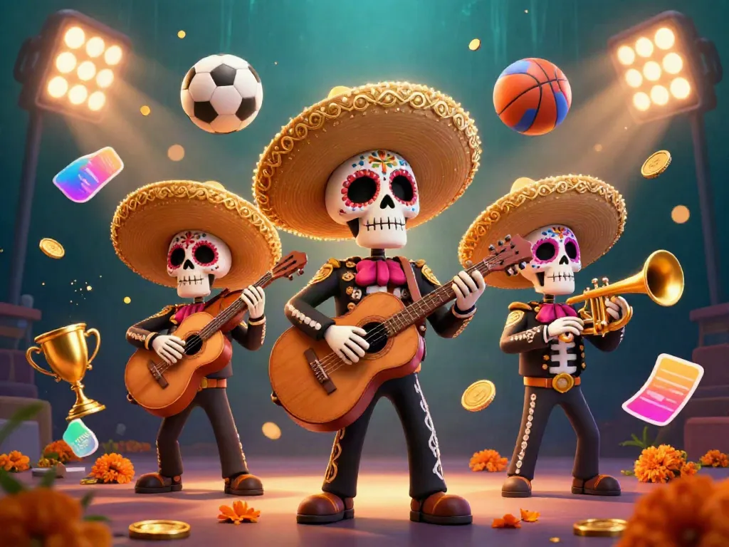 Experience winning moments at lc88988 with a vibrant mariachi band scene featuring dynamic sports elements.