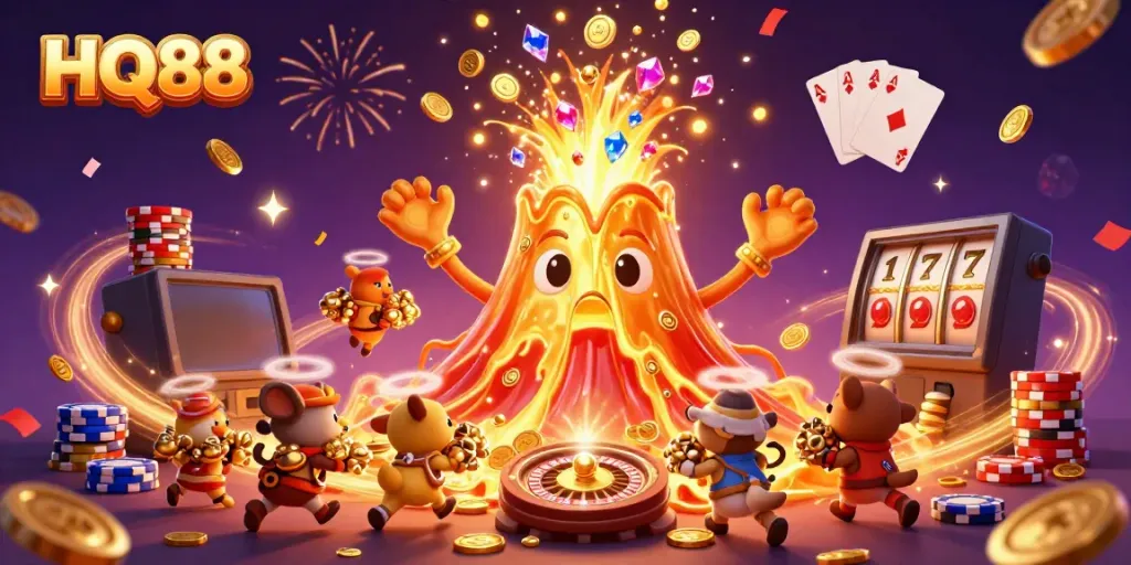 Experience thrilling gameplay at HQ88 with vibrant treasures and exhilarating casino action.