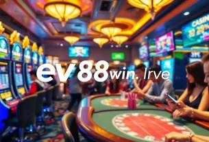 Exciting online gambling scene featuring ev88win.live with vibrant casino atmosphere.