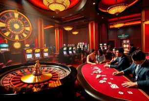 Engage in thrilling gameplay at https://tr88games.com/ with vibrant slot machines and enthusiastic card players.