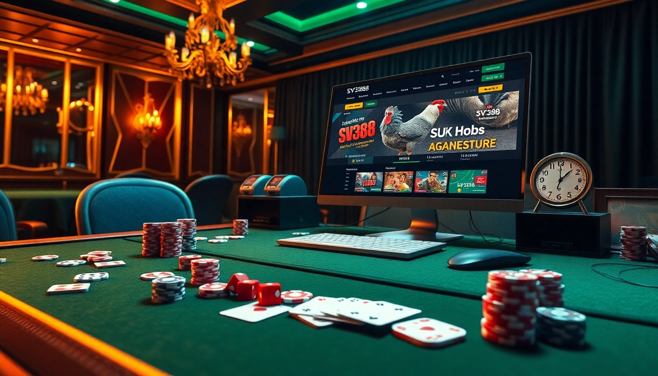 Experience the thrill of SV388 with high-stakes gambling action at the online casino.