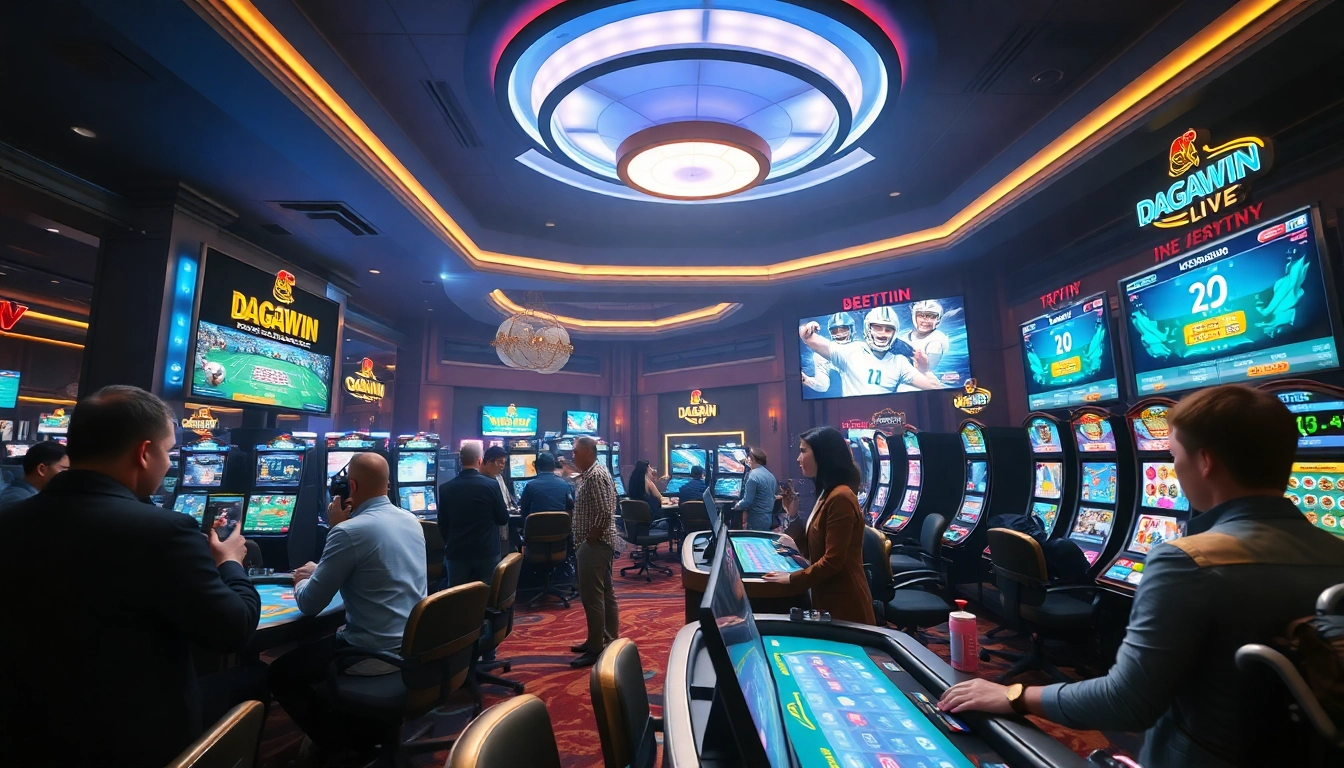 DAGA's vibrant online gaming atmosphere showcasing engaging cockfighting and sports betting at dagawin.live.