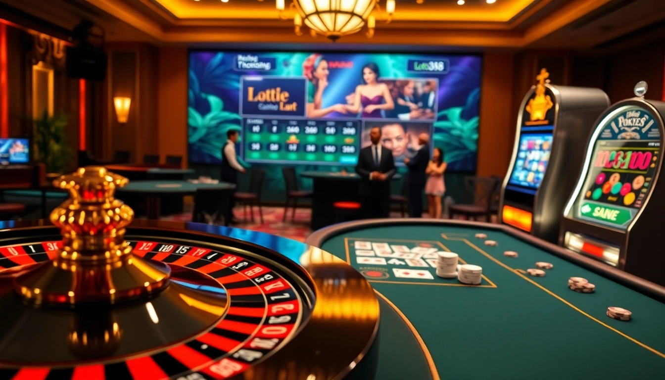 Experience the thrill of online gambling at loto188.gb.net with engaging casino visuals.