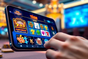 Engaging online gambling interface showcasing tk88win.live gaming experience.