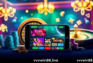 Engaging online gambling experience at vvvwin88.live with vibrant gaming elements.