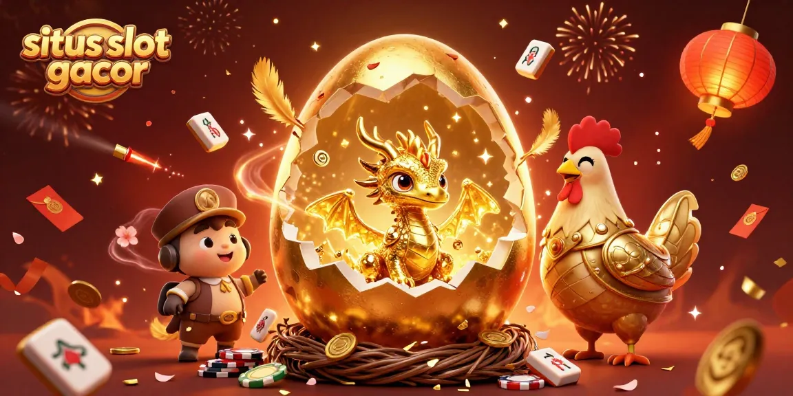 Engage with the exciting situs slot gacor, featuring a golden dragon and vibrant casino symbols in action.