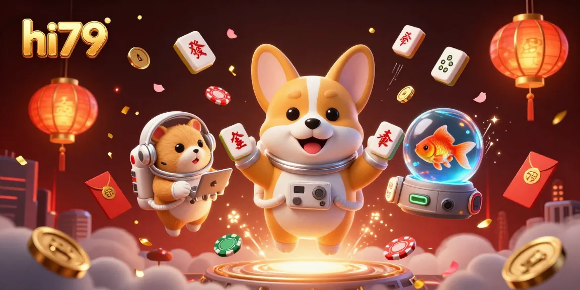 Experience thrilling gameplay at hi79 with floating poker chips and vibrant casino elements in 3D.