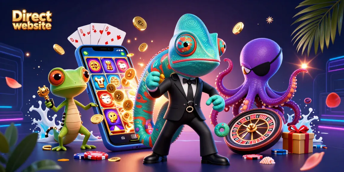 Experience the thrill of winning at a Direct website with engaging slot games featuring colorful characters.