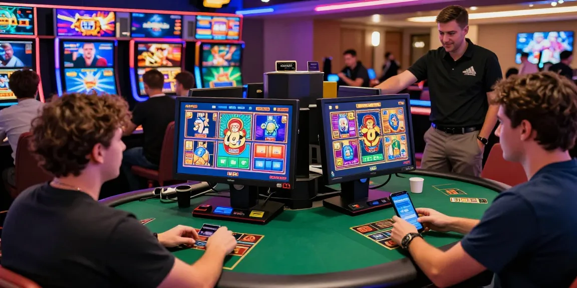 Players enjoying a lively game at casinos that accept credit cards, showcasing vibrant gaming options and a dynamic atmosphere.